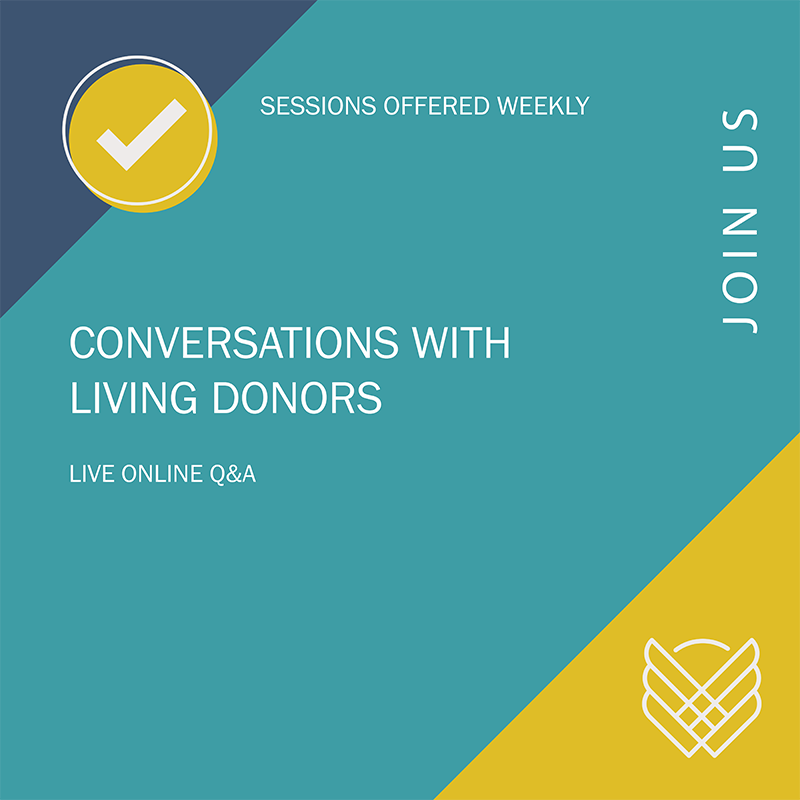 Conversations with Living Donors - GiftWorks